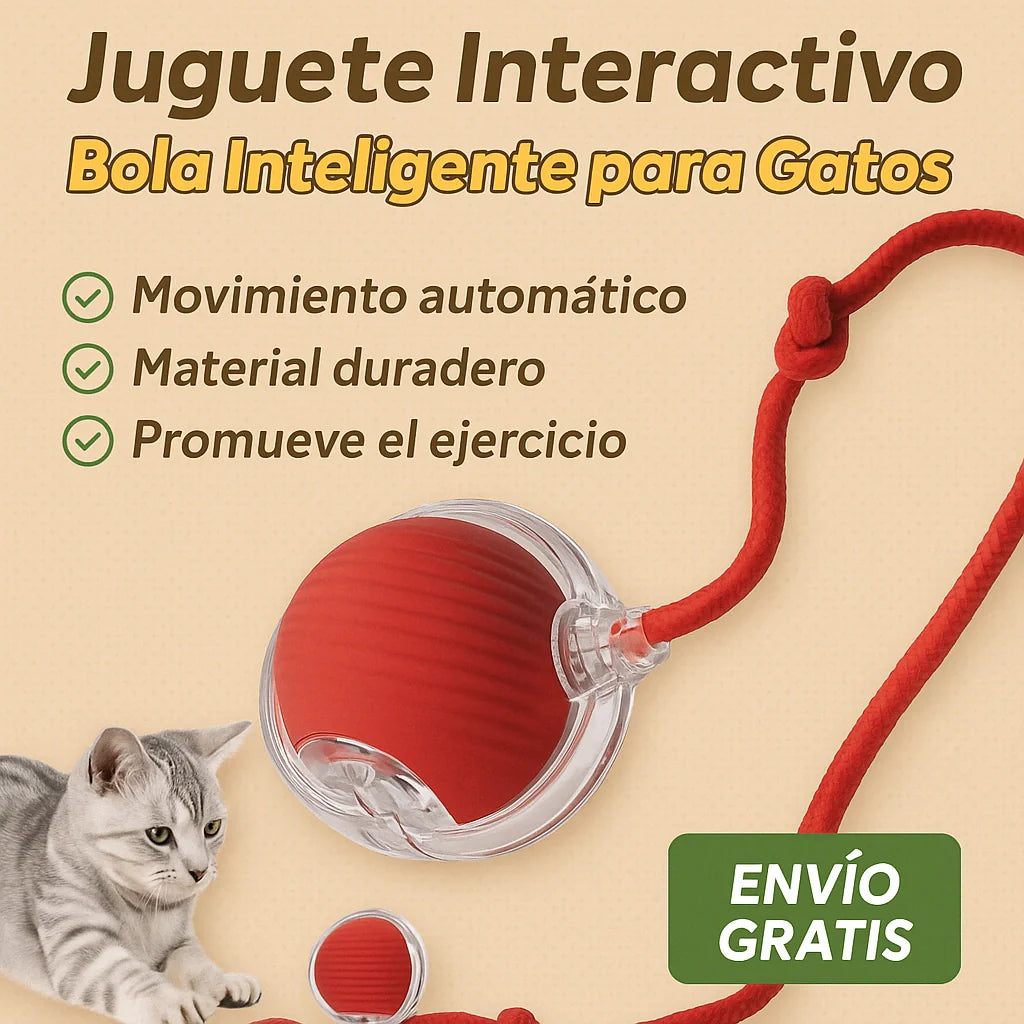 Bola interactiva para gato